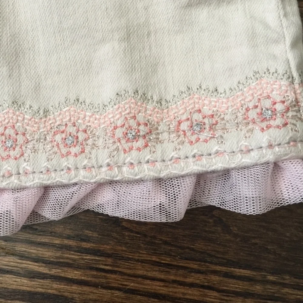 EUC BabyGap Size 4‎ Grey Jean Skirt